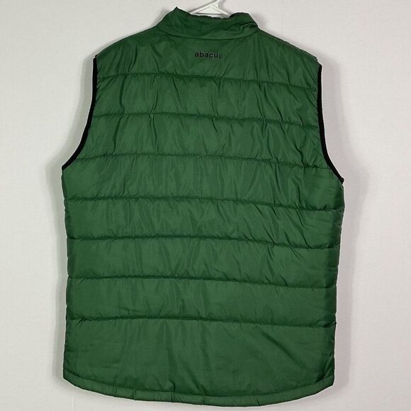 abacus Men's Golf Vest, size XXL, Pockets, Full Zip, 100% Polyester, Green - Picture 7 of 16